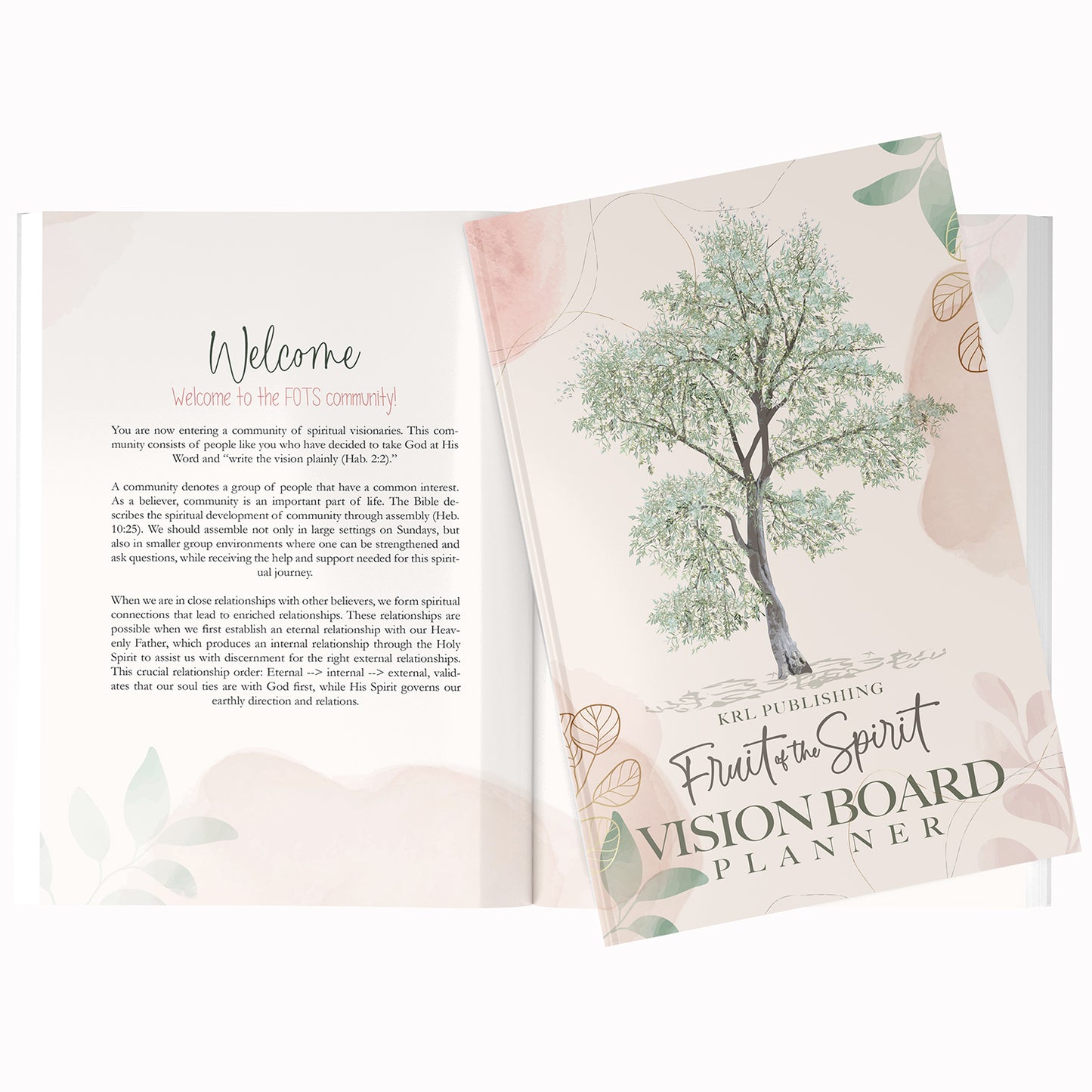Fruit of the Spirit Vision Board Planner + FREE Graphic Book